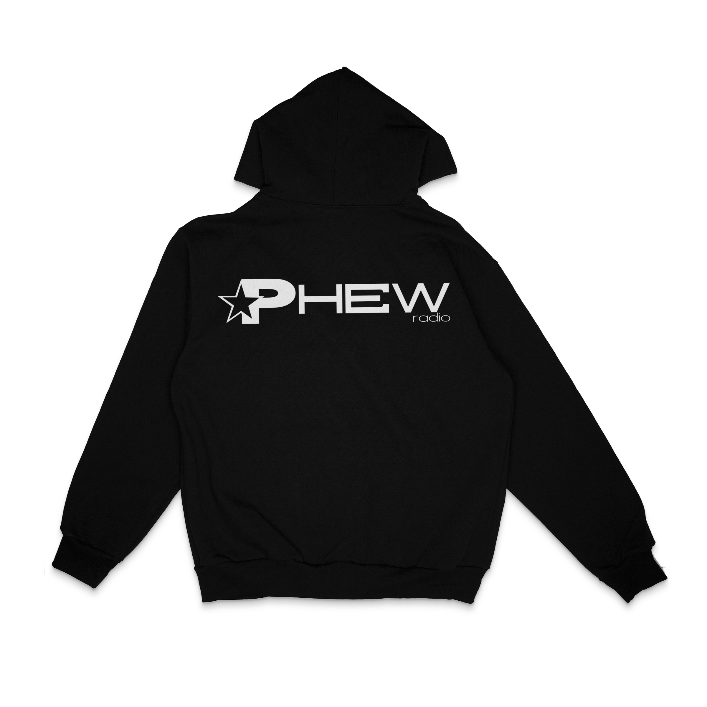 “PHEW RADIO” Zip-Up Hoodie